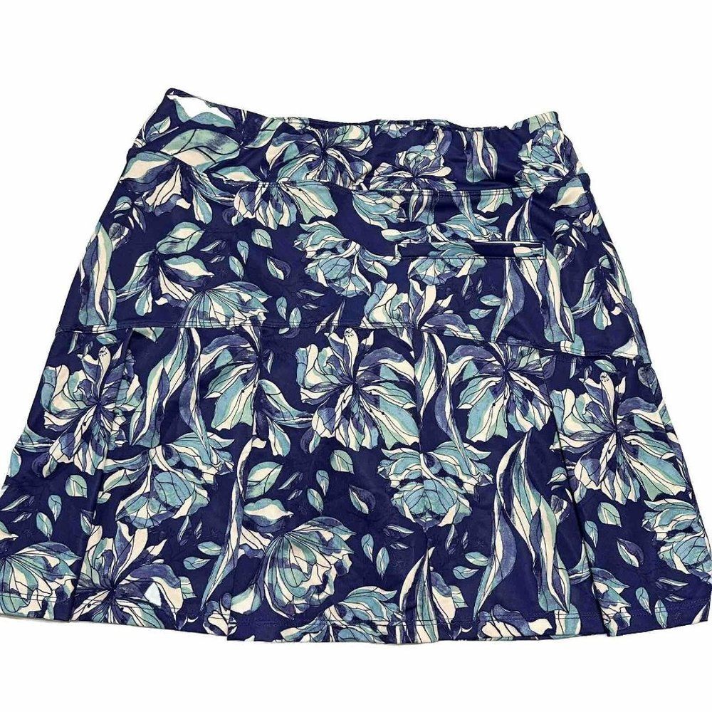 Coral Bay Ladies sz S Tennis Golf Pickleball skort stretch pull on Floral